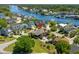 Breathtaking aerial view showcasing a waterfront community with luxurious homes, and stunning natural surroundings at 130 Pier Pointe Dr., Little River, SC 29566