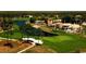 Beautiful aerial view of homes situated on the golf course, waterfront view, and a sandy beach at 1330 Villa Marbella Ct. # 3-105, Myrtle Beach, SC 29572