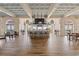 Stylish bar area with modern lighting, comfortable seating, and ocean views, perfect for socializing and relaxing at 1330 Villa Marbella Ct. # 3-105, Myrtle Beach, SC 29572