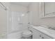 Bathroom with shower-tub combo and vanity at 1391 Turkey Ridge Rd. # C, Surfside Beach, SC 29575
