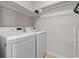 The laundry room comes with a washer and dryer at 1391 Turkey Ridge Rd. # C, Surfside Beach, SC 29575