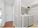 Laundry room with white washer and dryer at 1391 Turkey Ridge Rd. # C, Surfside Beach, SC 29575