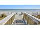 Inviting beach access with a ramp leading to sandy shores and ocean views at 1501 S Ocean Blvd. # 1009, Myrtle Beach, SC 29577