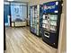 Convenient vending machine area with a variety of drink options and a clean, modern design at 1501 S Ocean Blvd. # 1107, Myrtle Beach, SC 29577