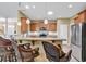 Kitchen with granite countertops, stainless appliances, and bar seating at 156 Summerlight Dr., Murrells Inlet, SC 29576