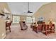 Living room with fireplace and comfortable seating at 156 Summerlight Dr., Murrells Inlet, SC 29576