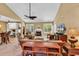 Cozy living room featuring a gas fireplace and comfortable seating arrangement at 156 Summerlight Dr., Murrells Inlet, SC 29576