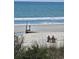 Beach scene showing a couple sitting on chairs enjoying the beach and ocean scenery at 1625 S Ocean Blvd. # 106, North Myrtle Beach, SC 29582
