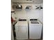 Functional laundry room with a modern washer and dryer set for added convenience at 1625 S Ocean Blvd. # 106, North Myrtle Beach, SC 29582
