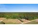 Overhead view of the property showcasing its secluded location surrounded by lush greenery at 1676 Elder Ln., Galivants Ferry, SC 29544