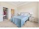 Comfortable bedroom with a tray ceiling, walk-in closet, and ensuite bathroom at 200 Castle Dr. # 1369, Myrtle Beach, SC 29579