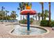 splash pad with a crown fountain at 2000 N Ocean Blvd. # 301, Myrtle Beach, SC 29577