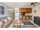 Cozy living room and kitchen area, great for entertaining at 204 Maison Dr. # N304, Myrtle Beach, SC 29572