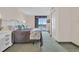 Bedroom featuring a king bed, balcony access and a flat screen tv at 2100 Sea Mountain Hwy. # 224, North Myrtle Beach, SC 29582