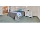 Comfortable bedroom featuring a king bed, side tables and decorative pillows at 2100 Sea Mountain Hwy. # 224, North Myrtle Beach, SC 29582