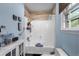 Clean and bright bathroom with tub and shower combination at 2128 Adams Circle, Little River, SC 29566