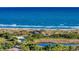 Stunning ocean view from this property, showing the beach and lush foliage at 217 Myrtle Ln., Myrtle Beach, SC 29572