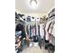 Well-organized walk-in closet providing ample storage and organization, perfect for any wardrobe at 2217 Belladora Rd., Conway, SC 29527