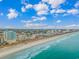 Aerial photo with long beach showing other buildings and the ocean in the background at 2301 S Ocean Blvd. # 1202, North Myrtle Beach, SC 29582