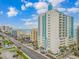 Coastal condo building featuring modern architecture, ocean views, and convenient beach access at 2301 S Ocean Blvd. # 1202, North Myrtle Beach, SC 29582