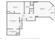 Floor plan of a house featuring primary bedroom, bathroom, living room and kitchen layout at 2301 S Ocean Blvd. # 1202, North Myrtle Beach, SC 29582