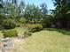 Expansive backyard with lush greenery, mature trees, and well-maintained lawn at 2333 Brick Dr., Longs, SC 29568