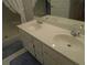 Bathroom featuring double sinks, white cabinetry, and a neutral color scheme at 2333 Brick Dr., Longs, SC 29568