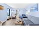 Cozy living room with ocean views, comfortable seating, and stylish decor at 2401 S Ocean Blvd. # 752, Myrtle Beach, SC 29577