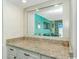 Kitchen with granite countertops and a view of the ocean at 2801 S Ocean Blvd. # 339, North Myrtle Beach, SC 29582
