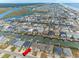 Exceptional aerial view showcasing the property's prime location within a vibrant coastal community near the beach at 314 45Th Ave. N, North Myrtle Beach, SC 29582
