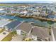 Stunning aerial view showcasing the coastal neighborhood, waterways, and serene setting of this desirable community at 314 45Th Ave. N, North Myrtle Beach, SC 29582
