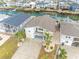 Aerial view of coastal home, showcasing the lush landscaping, outdoor living spaces, and proximity to the water at 314 45Th Ave. N, North Myrtle Beach, SC 29582