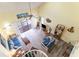Bright living room features high ceilings, comfortable seating, and a sliding glass door to the outdoor area at 3700 Golf Colony Lane # 21 B, Little River, SC 29566