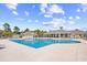 Large community pool and pool house perfect for swimming and socializing with neighbors at 4009 Alvina Way, Myrtle Beach, SC 29579