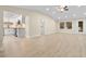 Bright living room with updated kitchen, wood floors, recessed lighting and neutral paint scheme at 409 14Th Ave. S, North Myrtle Beach, SC 29582