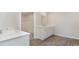 Primary bath with dual vanity and walk-in closet at 411 Acosta Circle, Conway, SC 29527