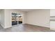 Dining Area featuring hardwood floors with sliding glass door to patio, and a white cabinet at 411 Acosta Circle, Conway, SC 29527