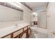 This bathroom has a tub/shower and a single sink vanity at 4300 Cross Cut Trail, Myrtle Beach, SC 29579