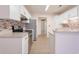 Modern kitchen featuring white cabinets, stainless steel appliances, and a stylish mosaic backsplash at 4300 Cross Cut Trail, Myrtle Beach, SC 29579