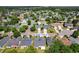An aerial view of 4591 Hidden Creek Ln nestled in a well-maintained residential community at 4591 Hidden Creek Ln., Myrtle Beach, SC 29579