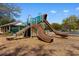 Neighborhood playground with brown slides and green railings at 4591 Hidden Creek Ln., Myrtle Beach, SC 29579