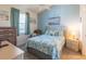 Bright bedroom features beach themed decor, a ceiling fan, and ample natural light at 4741 Wild Iris Dr. # 303, Myrtle Beach, SC 29577
