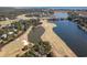 Aerial view of the community and golf course at 487 Lantana Circle, Georgetown, SC 29440