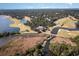 Stunning aerial view of the home surrounded by lush greenery and golf course at 487 Lantana Circle, Georgetown, SC 29440