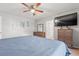 View of bedroom with carpet, dresser, and ceiling fan at 5036 Billy K Trail, Myrtle Beach, SC 29579