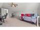 Relaxing bedroom with carpet, a desk, and daybed that gives this room versatility at 5036 Billy K Trail, Myrtle Beach, SC 29579