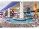 Indoor pool area with shallow water feature, perfect for to have fun at 5200 N Ocean Blvd. # 833, Myrtle Beach, SC 29577