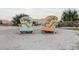 Relax in comfort on these beach chairs featuring starfish wearing sunglasses, surrounded by sand and lush greenery at 6001-5610 S Kings Hwy., Myrtle Beach, SC 29575