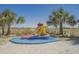 Fun community beach sculpture with a starfish wearing sunglasses on a surfboard at 6001-5610 S Kings Hwy., Myrtle Beach, SC 29575