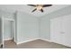 A well lit empty bedroom with two closets and neutral paint at 604 Highway 747, Loris, SC 29569